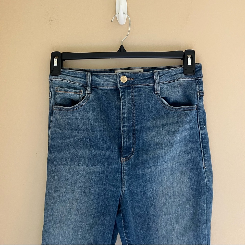 👖GARAGE: Women’s size 09 blue skinny jeans, w/belt loops & pockets, preowned. - Picture 7 of 15